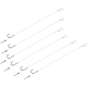 DELPHIN - Náväzec bez protihrotu FLR Sting veľ. 6 8 cm 7 mm 0,22 mm 6 ks
