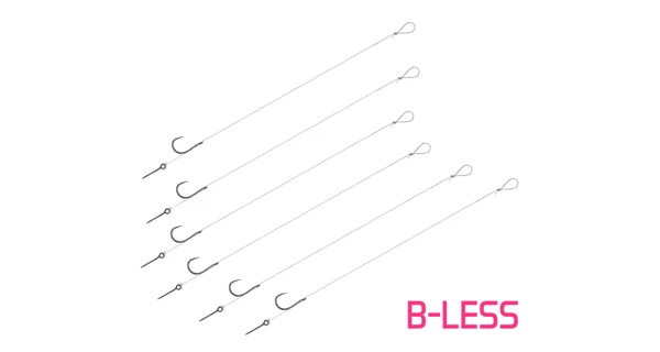 DELPHIN - Náväzec bez protihrotu FLR Sting veľ. 8 tŕň 5 mm 8 cm 6 ks