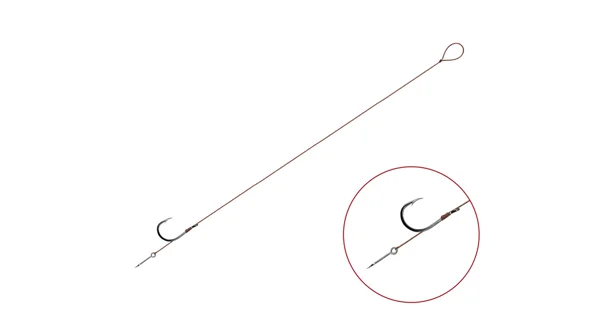 DELPHIN - Náväzec bez protihrotu Proxi Sting veľ. 10 12 cm 5 mm 6 ks