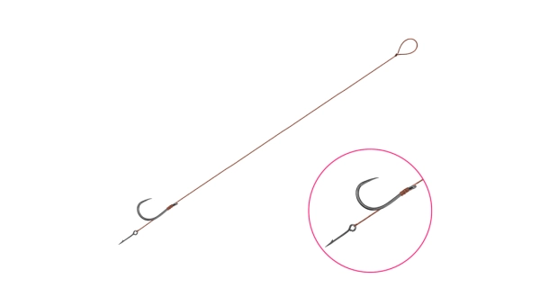 DELPHIN - Náväzec bez protihrotu Proxi Sting veľ. 8 8 cm 7 mm 6 ks