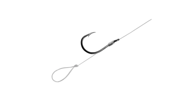 DELPHIN - Náväzec s protihrotom FLR Loop veľ. 10 12 cm 6 ks