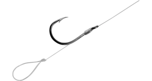 DELPHIN - Náväzec s protihrotom FLR Loop veľ. 8 8 cm 6 ks