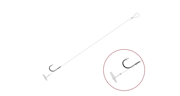 DELPHIN - Náväzec s protihrotom FLR Quickstop veľ. 10 12 cm 0,22 mm 6 ks