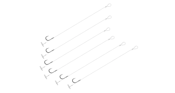 DELPHIN - Náväzec s protihrotom FLR Quickstop veľ. 6 12 cm 0,22 mm 6 ks