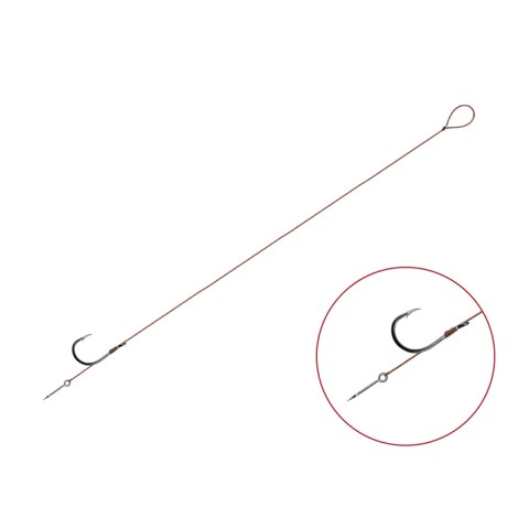 DELPHIN - Náväzec s protihrotom Proxi Sting veľ. 10 8 cm 5 mm 6 ks