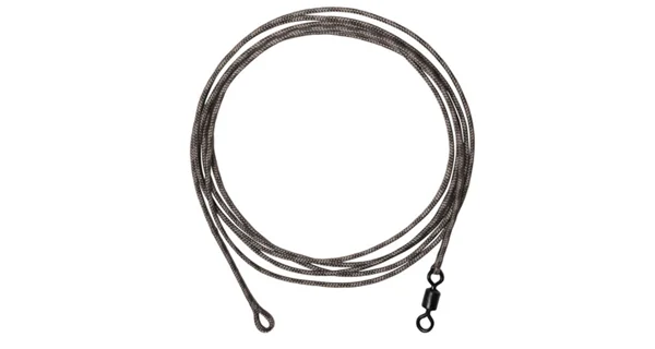DELPHIN - Náväzec The End Leadcore + Swivel 1 m 45 lb 3 ks