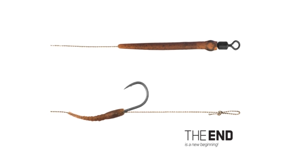 DELPHIN - Náväzec The End Skin Rig 2 ks 20 cm 25 lb veľ. 8