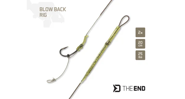 DELPHIN - Náväzec TheEND Blow Back Rig veľ. 4 20 cm 25 lb 2 ks