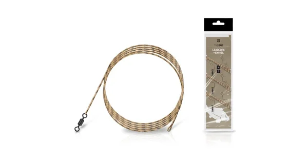 DELPHIN - Náväzec TheEND Leadcore + Swivel 1 m 3 ks