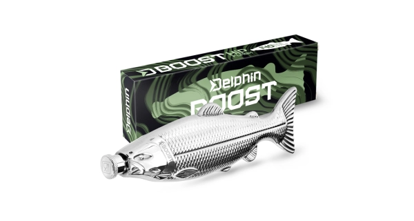 DELPHIN - Nerezová ploskačka Boost 140 ml
