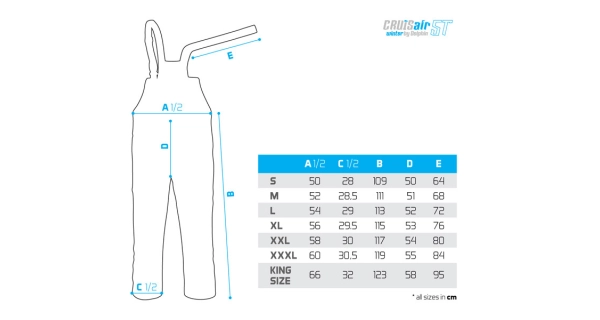 DELPHIN - Nohavice CruisAIR WINTER 5T veľ. 3XL