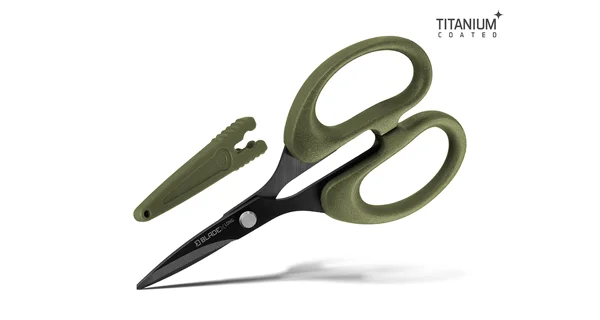 DELPHIN - Nožnice s vrúbkami BladeX Long Titan 12 cm