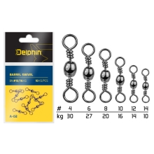 DELPHIN - Obratlík Barrel Swivel A-02 10 ks BN 14/10 kg