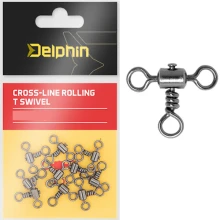 DELPHIN - Obratlík Cross-line Rolling T Swivel veľ. 2 28 kg 10 ks