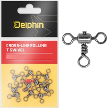 DELPHIN - Obratlík Cross-line Rolling T Swivel veľ. 4 23 kg 10 ks