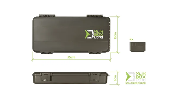 DELPHIN - Organizér KlikBOX Long Scratched Edition
