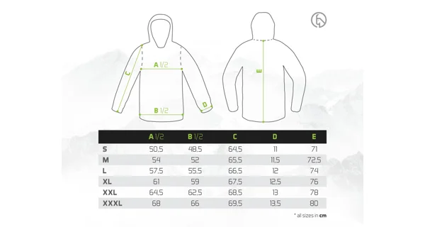 DELPHIN - Outdoorová mikina s kapucňou Ixtera Camotic veľ. L