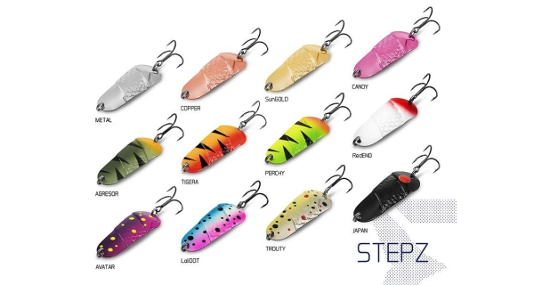 DELPHIN - Plandavka Stepz StripScale 10 g veľ. 2 RedEND