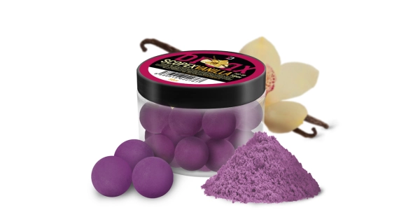 DELPHIN - Plávajúce boilie BreaX POP 16 mm 50 g Scopex Vanilka