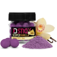 DELPHIN - Plávajúce boilies D SNAX POP 10 mm 20 g Scopex Vanilka
