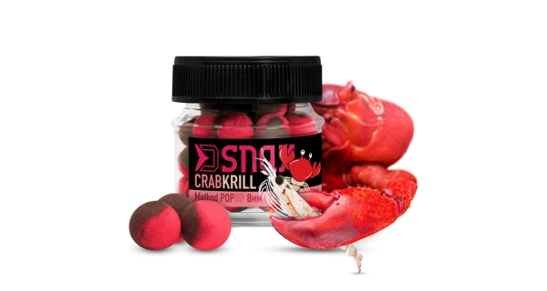 DELPHIN - Plávajúce boilies D SNAX POP 12 mm 20 g Krab Krill