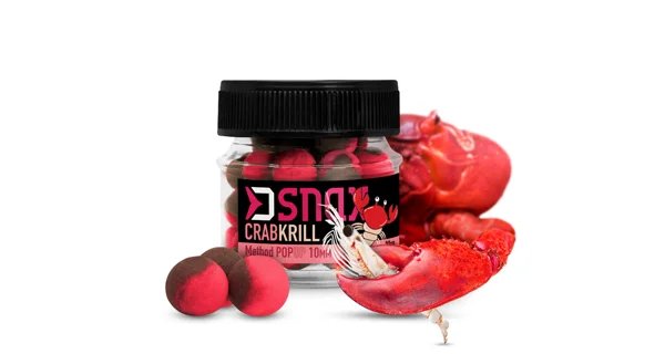 DELPHIN - Plávajúce boilies D SNAX POP 5,5 mm 20 g Krab Krill