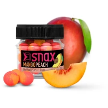 DELPHIN - Plávajúce boilies D SNAX POP 8 mm 20 g Mango Broskyňa