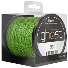 DELPHIN - Pletená šnúra Ghost 4+1 zelená 0,23 mm 30 lbs 200 m