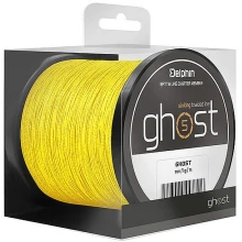 DELPHIN - Pletená šnúra Ghost 4+1 žltá 0,23 mm 30 lbs 200 m