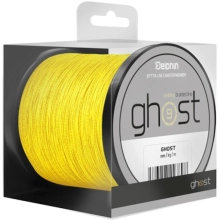 DELPHIN - Pletená šnúra Ghost 8+1 Žltá 0,16 mm 8,2 kg 6000 m