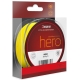 DELPHIN - Pletená šnúra Hero 4 Fluo žltá 0,18 mm 117 m