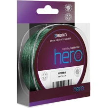 DELPHIN - Pletená šnúra Hero 8 Zelená 0,40 mm 26,4 kg 300 m DELPHIN - Pletená šnúra Hero 8 Zelená 0,40 mm 26,4 kg 300 m