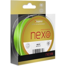 DELPHIN - Pletená šnúra Nexo 12 Fluo zelená 0,18 mm 28,6 lb 1300 m