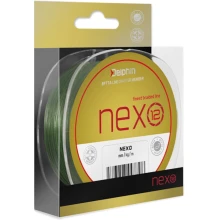 DELPHIN - Pletená šnúra Nexo 12 Zelená 0,25 mm 51,7 lb 300 m