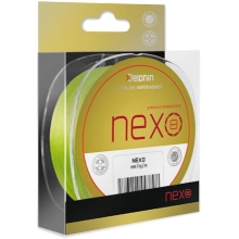 DELPHIN - Pletená šnúra Nexo 8 Fluo zelená 0,20 mm 31,9 lb 130 m