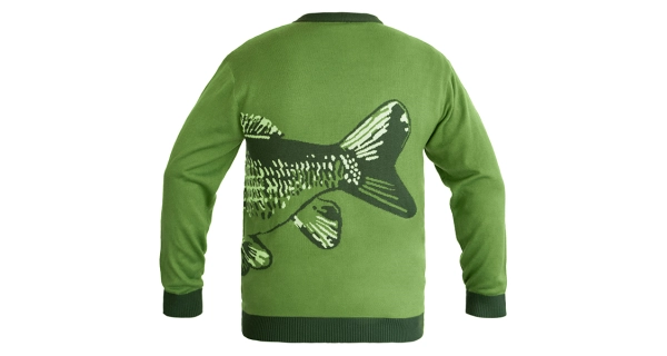 DELPHIN - Pletený sveter Carp veľ. L
