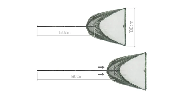 DELPHIN - Podberák TELEFIX C2G 1,8 m 2 diely
