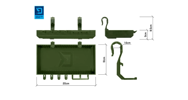 DELPHIN - Polička na Rodpod ShelfPOD Camo