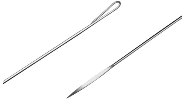 DELPHIN - Prešívacia ihla Fishy 3 ks 15 cm