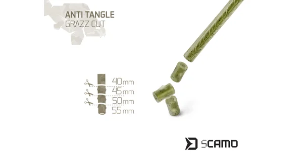 DELPHIN - Prevleky proti zamotaniu sCAMO GRAZZ Cut 55 mm 10 ks