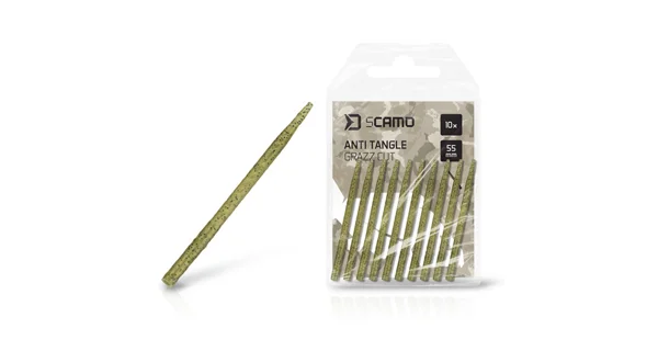 DELPHIN - Prevleky proti zamotaniu sCAMO GRAZZ Cut 55 mm 10 ks