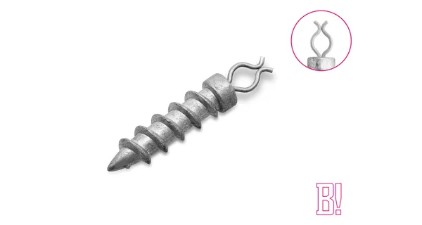 DELPHIN - Prídavné závažie zavrtávacie B! 3 g 10 ks