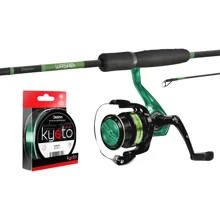 DELPHIN - Prívlačový set GreenSpin 2T 210 cm 30 g + VLASEC ZADARMO