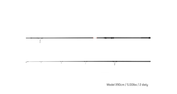 DELPHIN - Prút Bomber 390 cm 5 lb