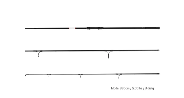 DELPHIN - Prút Bomber 390 cm 5 lb