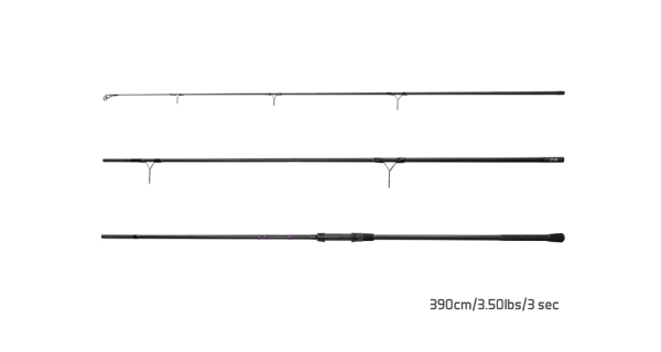 DELPHIN - Prút Corsa Black Carp 3,5 lb 3,9 m 3 diely