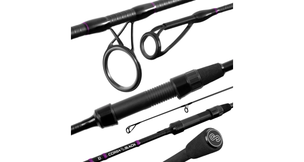 DELPHIN - Prút Corsa Black Carp 3,5 lb 3,9 m 3 diely