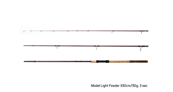 DELPHIN - Prút Magma M3 Medium Feeder 360 cm 120 g 3 diely