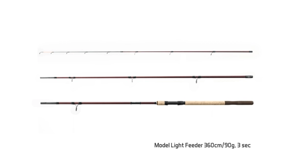 DELPHIN - Prút Magma M3 Medium Feeder 360 cm 120 g 3 diely