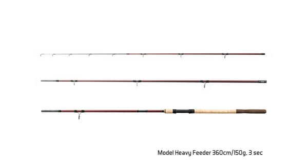 DELPHIN - Prút Magma M3 Medium Feeder 360 cm 120 g 3 diely